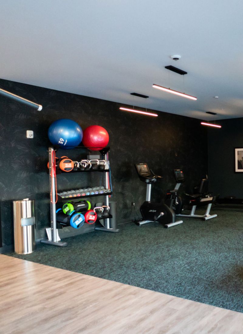 apartment yoga and fitness studio