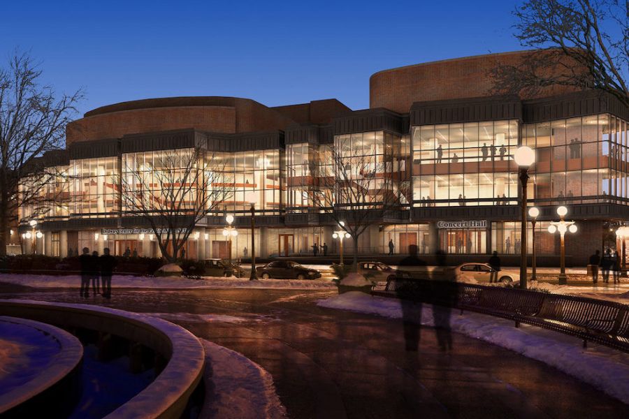 the ordway entertainment venue near the scenic apartments